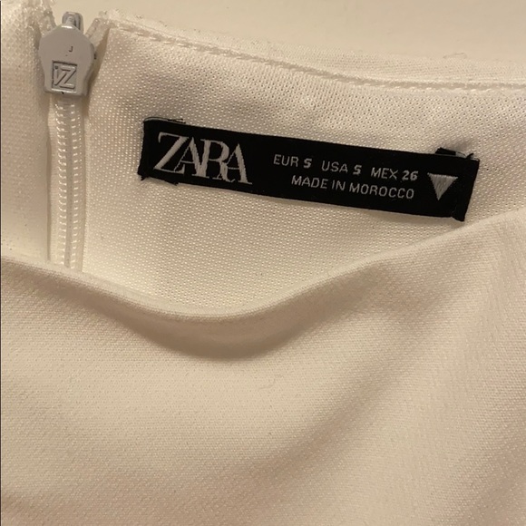 Zara French Style White Dress - Picture 3 of 3